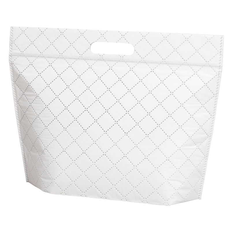 プレミアムチャック付保冷バック M (ホワイト) [入数:100]