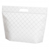 プレミアムチャック付保冷バック L (ホワイト) [入数:100]|保冷袋|保存・保冷剤