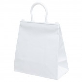 アーチハンドルクールバッグ M(白) [入数:60]|保冷袋|保存・保冷剤