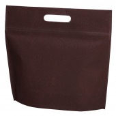 カラークール チャックシール 小判抜き 小 ダークブラウン [入数:200]