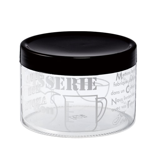 PET円筒ケース シランドルブラン　80φ×55H黒蓋 [入数:100]