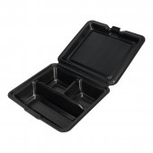 Kランチ-53-T 耐熱 ブラック[入数:400]|テイクアウト容器|テイクアウト用品