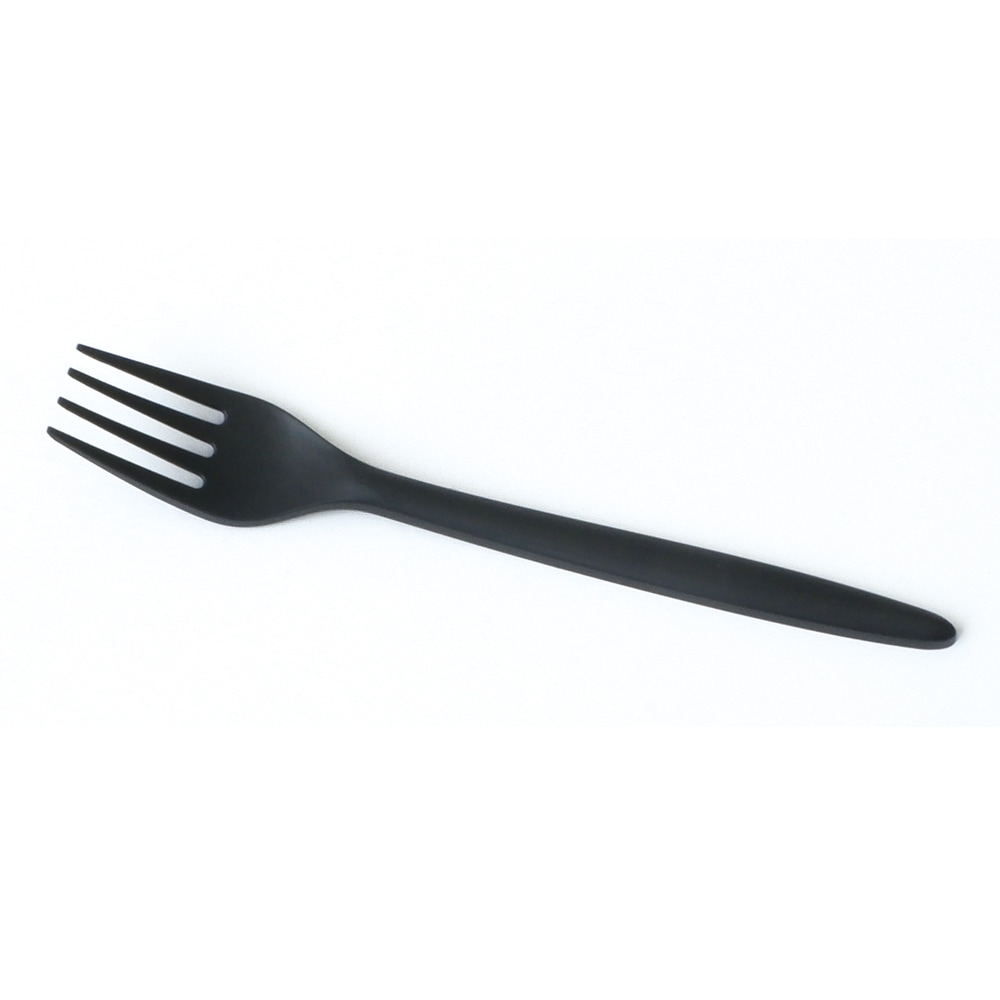 SBT-17cm C-PLAフォーク黒（バラ）[入数:1,000]