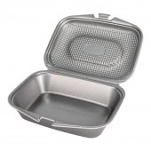 DLVランチ 21-17 黒銀W[入数:360]|プラスチック弁当容器|お弁当容器