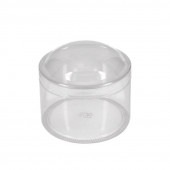 バイオマスPET円筒ケース（ドーム蓋）80φ×100H[入数:50