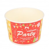 RF624 ロールフリーカップ(パーティースター)[入数:600]|お惣菜用紙カップ|お惣菜容器