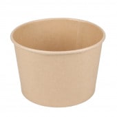 RF630 ロールフリーカップ(茶無地)[入数:600]|お惣菜用紙カップ|お惣菜容器