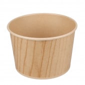 RF631 ロールフリーカップ(ウッド)[入数:600]|お惣菜用紙カップ|お惣菜容器
