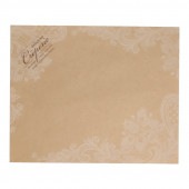 ラミクレープクラフト包装紙 S四角 レース[入数:3,000]