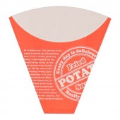 【※終売※】耐油紙 フライドL レッドポテト[入数:4,000]