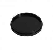 74φPEかぶせ蓋 黒[入数:2,000]|アイスカップ・ヨーグルトカップ|デザート容器