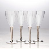 SBT クリアシャンパンフルートシルバーステム[入数:72] | ドリンク