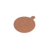 70φ イロドリトレー（茶）[入数:3,000]|ケーキトレー|デザート容器