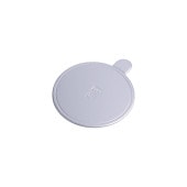 65φケーキトレー （銀)[入数:3,000]|ケーキトレー|デザート容器