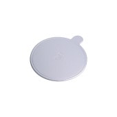 75φケーキトレー (銀)[入数:3,000]|ケーキトレー|デザート容器
