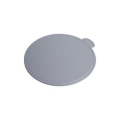 シルバー取手付台紙(4.5寸)157φ釘なし[入数:500]|ケーキトレー|デザート容器