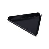 アビルプレート(黒) 三角6-8カット[入数:2,000]|ケーキトレー|デザート容器