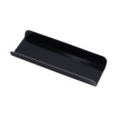アビルプレート（黒）長角（大）40×130[入数:2,000]|ケーキトレー|デザート容器