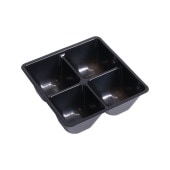 小鉢65C仕切有黒(B) HIPS[入数:2,000]|弁当ケース・仕切|お弁当容器