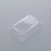 小鉢65-長6割盛嵌合蓋PET[入数:3,000]|弁当ケース・仕切|お弁当容器