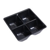小鉢70C仕切有黒(B)HIPS[入数:2,000]|弁当ケース・仕切|お弁当容器