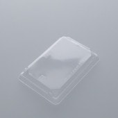 小鉢70-長6割盛嵌合蓋PET[入数:3,000]|弁当ケース・仕切|お弁当容器