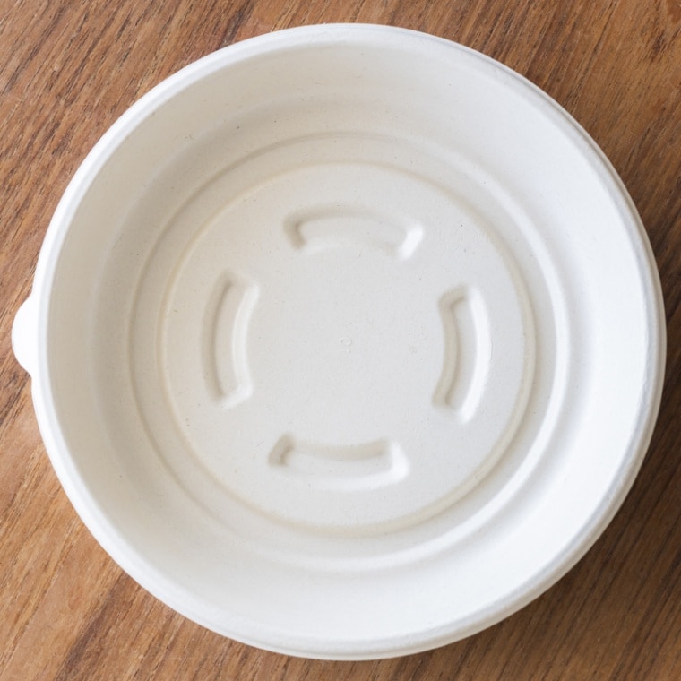 【本体のみ】バガスモールド 丸トレイ220（本体）[入数:300]