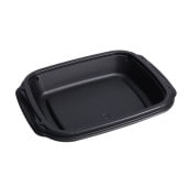 FTデリプレ角20-15(32)耐寒黒[入数:600]|プラスチック弁当容器|お弁当容器
