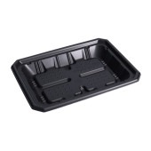 FTレンジ角20-15(25) 耐寒黒[入数:600]|プラスチック弁当容器|お弁当容器