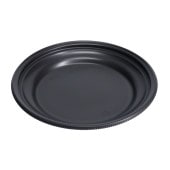 FTプレート-丸225 本体 耐寒黒[入数:600]|プラスチック弁当容器|お弁当容器