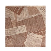 バーガー袋 No.20 未晒アーティクル柄 [入数:3,000]|バーガー袋|テイクアウト用品