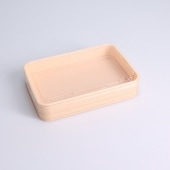 角丸1合A(35)杉セット[入数:280]|プラスチック弁当容器|お弁当容器