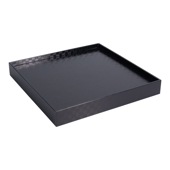 重箱B65 フタ 外市松黒[入数:120]|弁当ケース・仕切|お弁当容器