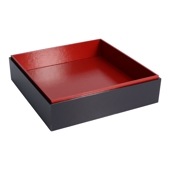 重箱C65 本体 外黒紬 内赤紬[入数:66]|弁当ケース・仕切|お弁当容器