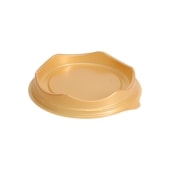 ケーキ容器 CM-15本体(金) PS金.35[入数:1,200]|ケーキ容器|デザート容器