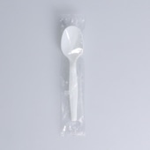 ホワイト 白磁 スプーン100本 セット スプーン#160 白 単袋100本 (100本×30袋)[入数:3,000] | カトラリー