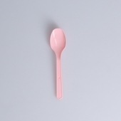 スプーン#130 ピンク バラ(500本×10袋)[入数:5,000]|スプーン・フォーク・ナイフ・マドラー|カトラリー＆テーブルウエア