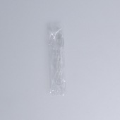 中スプーンＢ#100 透明 単袋(500本×20袋)[入数:10,000]|スプーン・フォーク・ナイフ・マドラー|カトラリー＆テーブルウエア