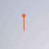星型ピックス#80 オレンジ バラ(1,000本×20箱)[入数:20,000]|スプーン・フォーク・ナイフ・マドラー|カトラリー＆テーブルウエア