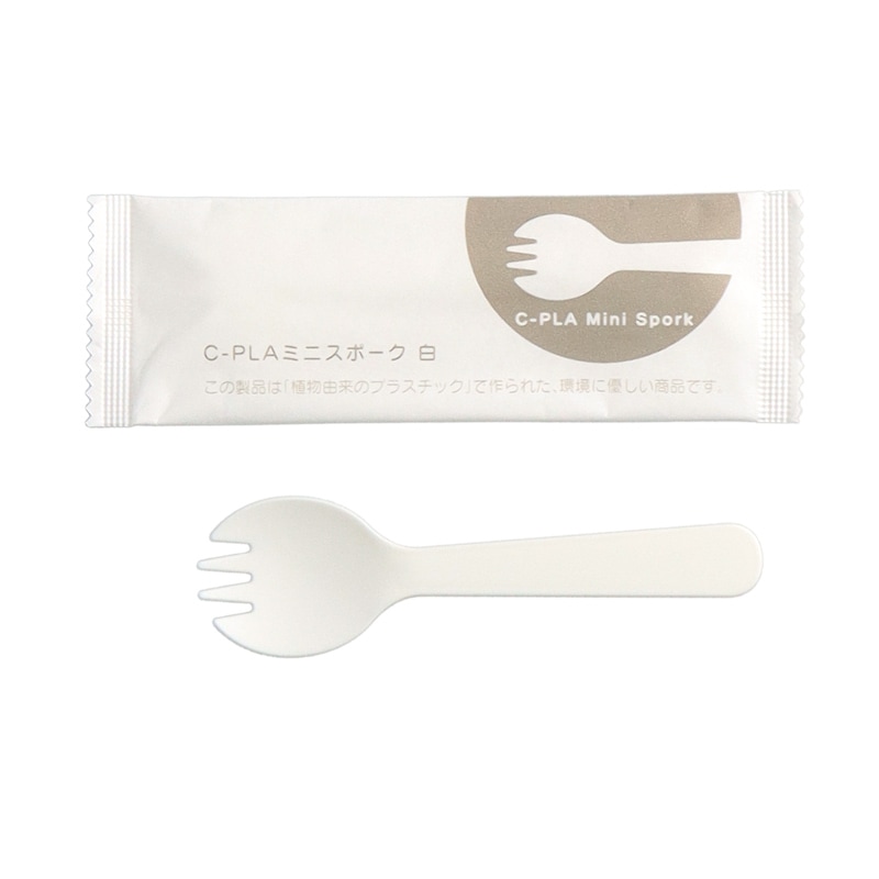 【SALE】SBT-11cm C-PLAミニスポーク白(個包装)[入数:3,600]
