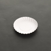 ホワイトプレート M-90（白紙皿）[入数:2,000]|ケーキトレー|デザート容器