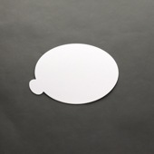 ホワイト取手付台紙（5寸用）釘なし[入数:400]|ケーキトレー|デザート容器