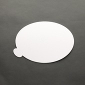 ホワイト取手付台紙（6寸用）釘なし[入数:400]|ケーキトレー|デザート容器