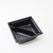 バイオデリカ シェルBOX 80-1 黒 [入数:200] | お弁当容器