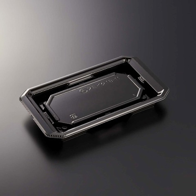 HS澄板 18-11 BK 身[入数:1,000]|寿司容器