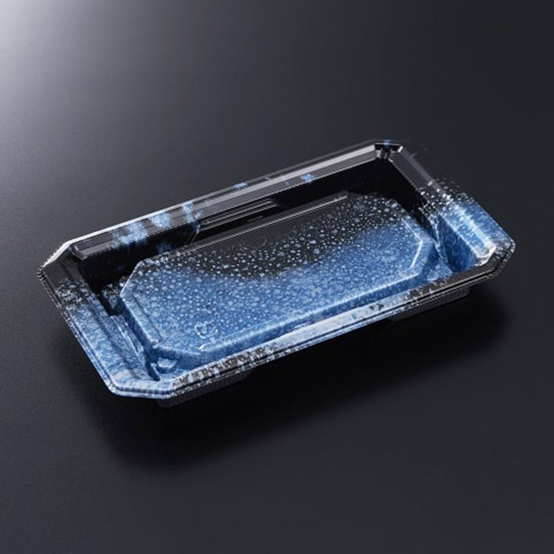 HS澄板 18-11 天目B-BK 身[入数:1,000]|寿司容器