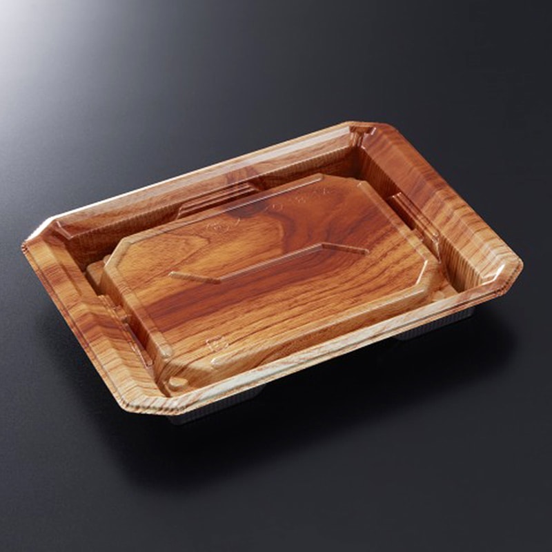 HS澄板 18-14 つきBR-BK 身[入数:800]|寿司容器