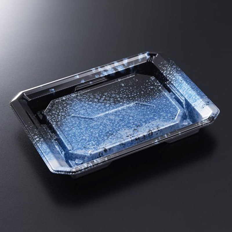 HS澄板 18-14 天目B-BK 身[入数:800]|寿司容器