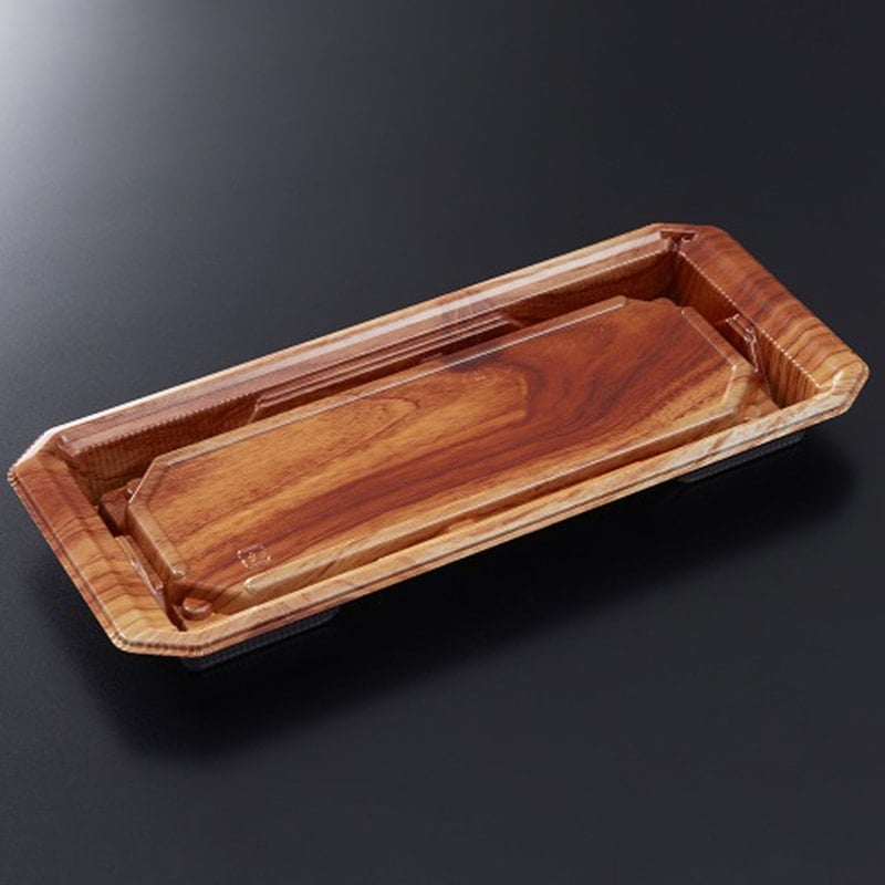 HS澄板 24-11 つきBR-BK 身[入数:800]|寿司容器