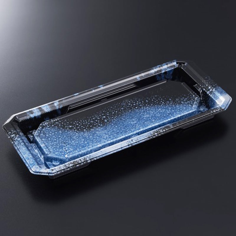 HS澄板 24-11 天目B-BK 身[入数:800]|寿司容器